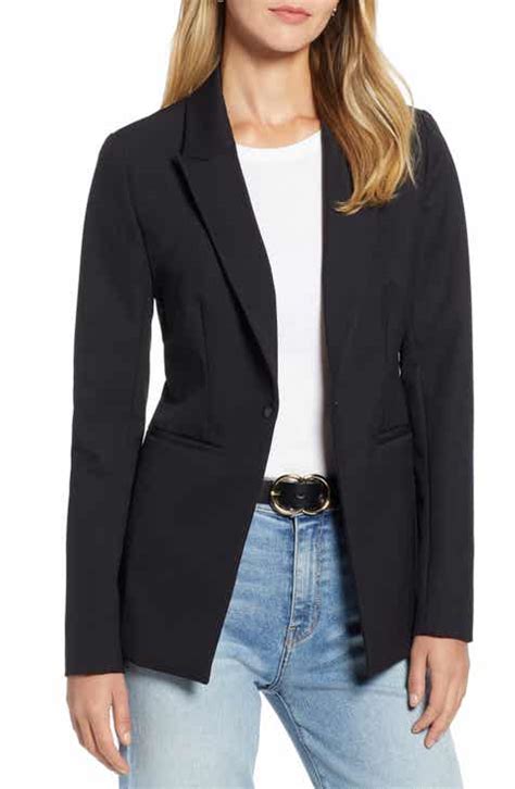 nordstrom womens blazer|women's fitted blazer jacket.